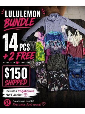 🔥 LULULEMON RESELLER BUNDLE DEAL — 14 PCS + 2 FREE — $150 SHIPPED 🔥